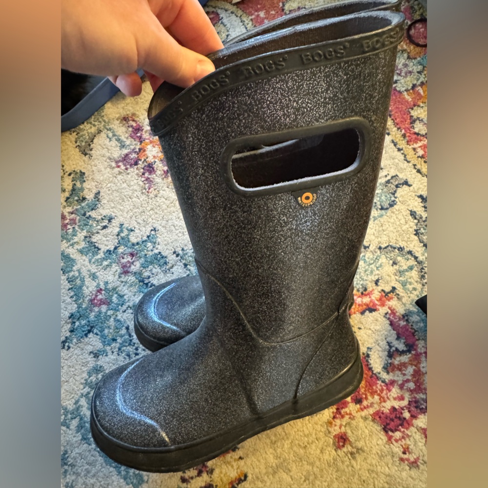 BOGS glitter rain boots
